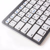 Kemile Russian Wireless Bluetooth 3.0 Keyboard For Tablet Laptop Smartphone Support Ios Windows Android System Silver And Black