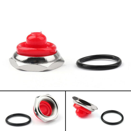 Areyourshop Auto Car Toggle Switch Boot 12mm Rubber Waterproof Cover Cap T700-6 Red Black 1/4PCS Wholesale Switched