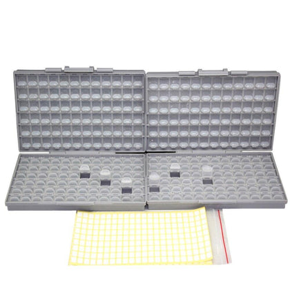 AideTek BOXALL plastic toolbox mount SMD SMT 1206 0805 0603 0402 components Electronics Beads Storage Cases & Organizers 2BOXALL