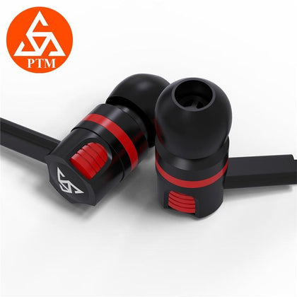 PTM KG3 In-Ear Earphone with Microphone Brand Fashion Music Earbuds Gaming Headset for Phone iPhone Samsung Xiaomi Handfree