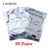 25/50/100 Pairs/Lot Patches For Eyelash Extension Under Eye Pads Paper Patches Pink Lint Free Stickers For False Eyelashes