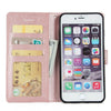 For Iphone 7 6S Plus Case For Iphone Se Pu Leather Wallet Case With Kickstand And Flip Cover For Iphone X Xs Xr Xs Max Rose Gold