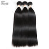 Remy Forte 28 Inch Bundles With Closure Brazilian Hair Weave Bundles Straight Hair Bundles With Closure Remy Hair With Closue