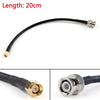 Areyourshop Rg58 Cable Bnc Male Plug To Sma Male Straight Crimp Coax Pigtail 20Cm 50Cm 100Cm 200Cm 500Cm High Quality Cable Wire