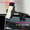 10W Qi Car Wireless Charger For Iphone Xs X Samsung S10 S9 Xiaomi Mi Automatic Clamping Fast Wireless Charging Car Phone Holder