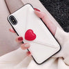 Ckhb Card Holder Phone Back Cover Case For Iphone 7 8 Plus X Xs Max Envelope Style Phone Cases For Iphone 8Plus Cute Lady Case
