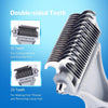 Pet Dog And Cat Comb Cymas Deshedding And Trimming Tool 2 Sided Grooming Rakes Mascotas Cachorro Chien Perros Gatos Honden Hond (Gray M)
