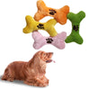 Plush Pets Dog Sound Toys Bone Shape Puppy Chew Squeaker Squeaky Toy Interesting Toys