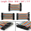 Areyourshop 40Pcs Dupont Wire Jumper Cables 10Cm M-M M-F F-F 1P-1P For Arduino Breadboard 10Cm Wholesale Cables
