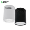 [Dbf]Dimmable Led Cob Surface Mounted Downlight 3W/5W/7W/10W/12W/15W White/Black Housing Ac85-265V Ceiling Spot Light Home Decor