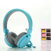 Fashion Cute Earphones Headphone Headset Candy Color Children Foldable Earphone With Microphone For Xiaomi Mp3 Smartphone Girls