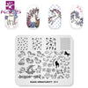 Kads 23 Design Halloween Flower Nail Stamping Plates Nail Printing Stamping Template Nail Art Stencils For Manicure Print Nails