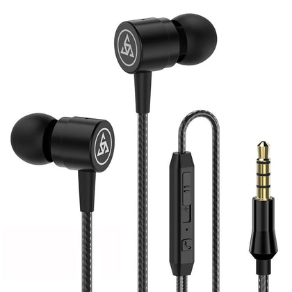 Simvict New Super Bass Sport Earphone In-ear Headphones With Mic Handsfree Headphones for Phones 3.5mm Connector Headset