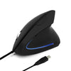 Wired Vertical Mouse Ergonomic Computer Gaming Mause 800/1200/2000 3200 Dpi Wrist Rest Protection Optical Mice For Windows Mac