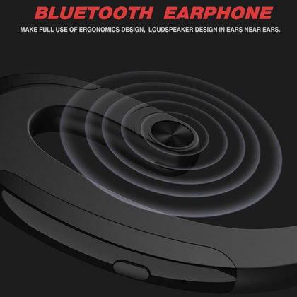 Wireless Earphone Bluetooth Headphones Handsfree Bone Conduction Earphone With Mic Earbuds Sports Headset For Xiaomi LG Iphone