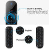 Vontar 2.4G Wireless Mini Keyboard Air Mouse 057 English Russian For Windows Android Tv Box Rechargeable Same As W1 Air Mouse