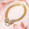 Tuliper Panther Leopard Animal Choker Necklace Austrian Crystal Statement Necklace Women Party Jewelry Valentine Top Gift