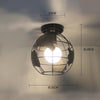 Ceiling Lights Minimalist Retro Ceiling Lamp Glass E27 Industrial Decor  Lamps For Living Room Home Lighting Lustre Luminaria