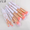 Fld 10 Pcs/ 8 Pcs Professional Makeup Brush Set Tools Powder Foundation Eyeshadow Lip Eyeliner Blush Marble Face Makeup Brushes