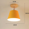Led Ceiling Light Modern Wood Ceiling Lamp Vintage Plafondlamp Living Room Colorful E27 Plafonnier Lamparas Techo Deckenleuchten