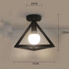 Ceiling Lights Iron Modern Ceiling Lamps For Living Room  Industrial Decor E27 Led Light Fixture Restaurant Lamp Modern Lantern