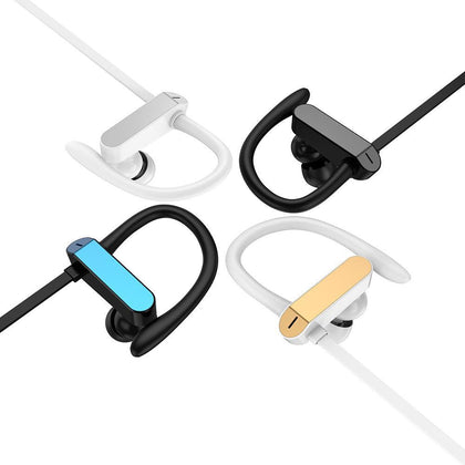 2018 New Fashion Earphone Super Bass Sport Headphone Top Brand Design Headset for Phones Music Earbuds Blue, White, Gold, Black