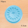 Plastic Glue Gasket Flower Shape Pad False Eyelash Extension Glue Holder Pallets For Eyelashes Extension Adhesive Pallet Tools
