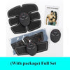 Ems Trainer Muscle Stimulator Trainer Smart Fitness Abdominal Training Abs Stimulator Body Slimming Belt Unisex Stickers