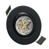 Lediary 110V-220V Led Spot Downlights 3W 55Mm Hole White/Silver/Black Indoor Living Room Down Lights Led Ceiling Recessed Lamp