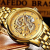 Lige Mens Watches Top Luxury Brand Watch Stainless Steel Waterproof Automatic Mechanical Dragon Watch Men Relogio Masculino+Box