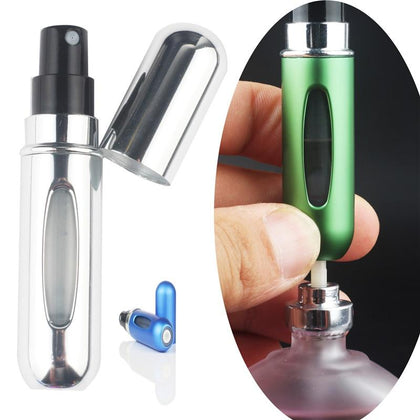 Travel Mini Refillable Conveniet Empty Atomizer Perfume Bottles Scent Pump Spray Case parfum airless pump cosmetic container 5cc