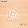 New Arrived Eyelash Extensions Glue Holder Disposable Plastic Glue Pallet Glue Stand Pads For Eyelash Extensions 4.7Cm