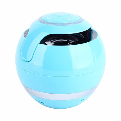 Portable Column Bluetooth Speaker Wireless Ball Mini Handfree TF FM Radio With Mic MP3 Globe Audio Sound box For the Phone PC