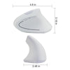 Chyi Wireless Gaming Mouse Ergonomic Vertical Mouse 800/1200/1600Dpi Computer 5D Optical Mice Mause With Mouse Pad For Pc Laptop
