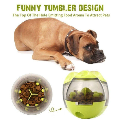 1Pcs Dogs Toys Pets Puppy Toys Smarter Tumbler Leakage Food Feeding Ball Anti-depression Pets IQ Training Magic Ball For Dogs