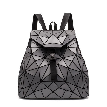 DIOMO 2018 Irregular Geometric Triangle Sequin Backpack Women Bagpack Fashion Female Backpacks for Girls rugzak back pack