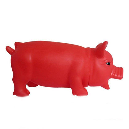 New Cleaning Teeth Dog Cat Chewing Toy Pig Squeak Cute Rubber Pet Dog Puppy Playing Pig Toy Squeaker Squeaky With Sound