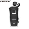 Newest Fineblue F970 Portable Wireless Bluetooth Neck Clip On Telescopic Type Business Sport Stereo Earphone Vibration Wear Clip