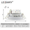 Lediary Cob Led Downlights Real 3W 5W 110V-240V White Ceiling Spot Lamp 2.2 Inch 55Mm 75Mm Cut Hole No Flicker Lighting Fixtures
