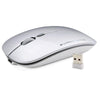 Azzor N5 Rechargeable Wireless Mouse Silent Mute Usb Optical Mouse 2.4Ghz Super Slim Mouse Mice For Computer Pc Tablet