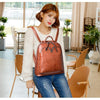 New Vintage Women Backpack High Quality Leather Brand Female Shoulder Bag Lady Multifunction Backpack Hot School Bags For Girls