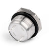 Areyourshop Mini 2 Pin 12Mm Metal Push Button Momentary Switch Waterproof Flat Round Dc 36V/2A Stain