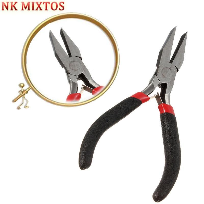 Nk Mixtos 2017 Brand New Carbon Steel Toothless Flat Nose Pliers For Jewelry Making Hool Repair Tool Kit