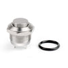 Areyourshop Mini 2 Pin 12Mm Metal Push Button Momentary Switch Waterproof High Round Dc 36V/2A Stain