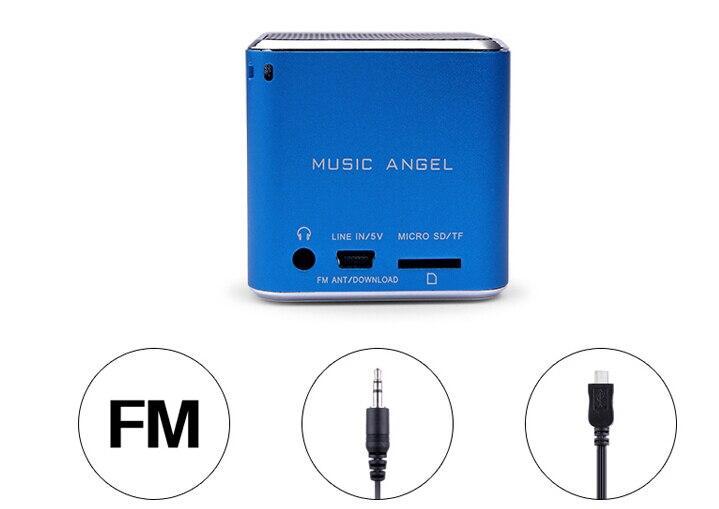 Original Mini Music Angel  Jh-Md07U Music Angel Speaker Fm Sd For Mp3 Phone Pad Pc