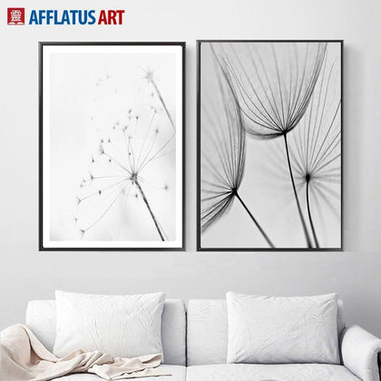 Girl Dandelion Bridge Quote Landscape Wall Art Canvas Painting Nordic Posters And Prints Wall Pictures For Living Room Decor
