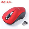 Imice Usb Wireless Mouse Original Mouse 2.4 Ghz 3 Buttons Optical Ergonomic Computer Mouse Mice For Laptop Pc Cordless Mouses