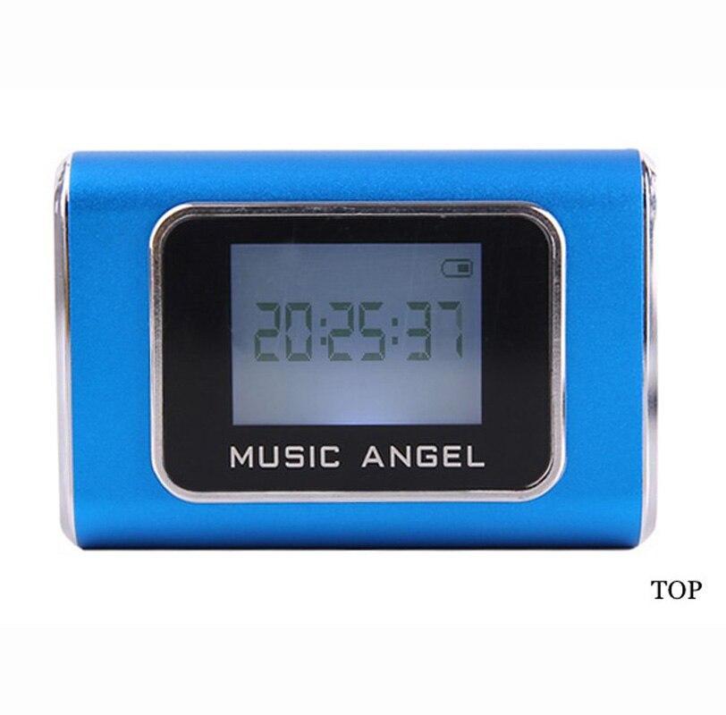 Origianl Music Angel Jh-Md05X Lcd Portable Fm Radio Pc Speakers Support Usb /Tf Card/Line In Mp3 Player Clock Alarm Altavoz