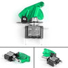 Areyourshop Toggle Switch 12V 20A Cover Led Light Rocker Toggle Switch Spst On/Off Car Truck Boat 6 Colors Wholesale Connector