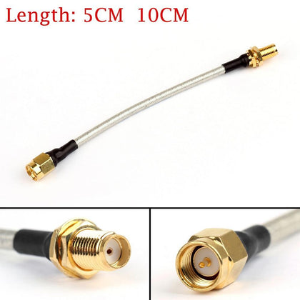 Areyourshop SMA Male To SMA Female RG141 Extension Cable Made With Semi Rigid Cable Jack Plug 5CM 10CM  Cable Wires